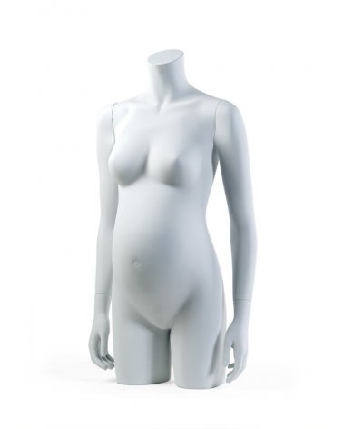 Pregnant woman headless torso, Anais