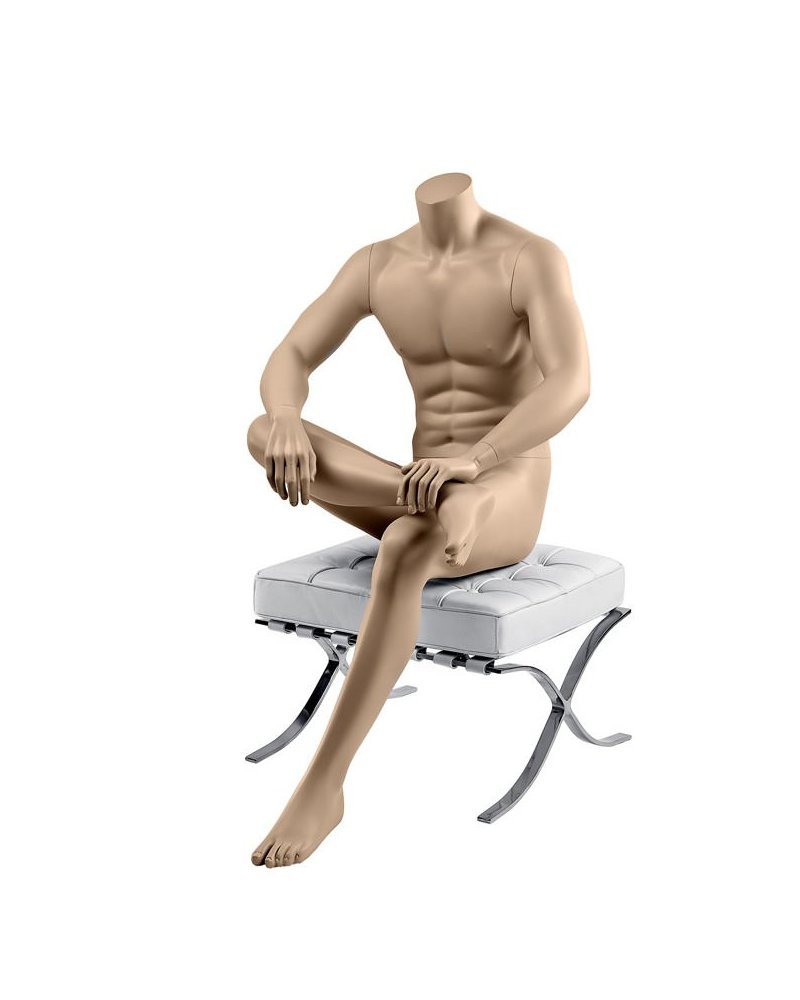 Male Mannequin Sitting, Urban 5