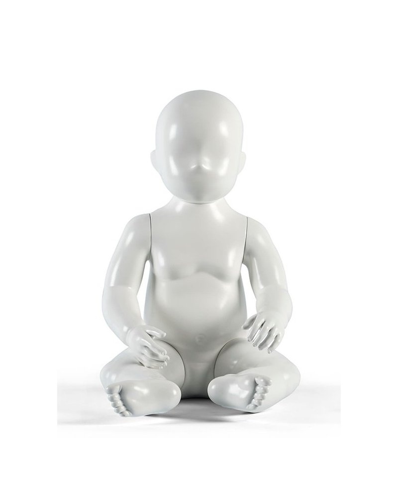 Tou Sitting Baby Mannequin Www Nunuamannequins Com Colour Pintado Blanco Kind Cabeza Semi Rasgos