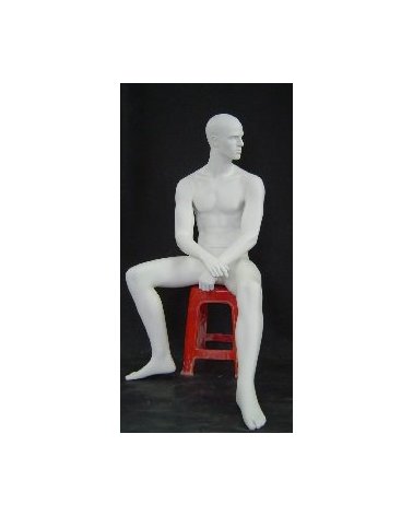 Man Mannequin sitting, Hector 8