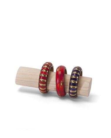 Tronco de madera para pulseras y complementos 