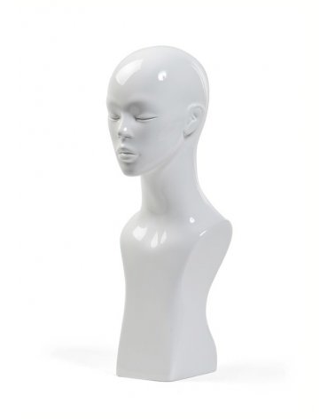 Cabeza expositora mujer