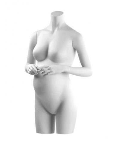Torso mujer embarazada sin cabeza, Anais 2