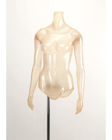 Torso mujer translúcido rosa