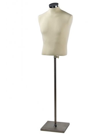 Busto hombre tapizado