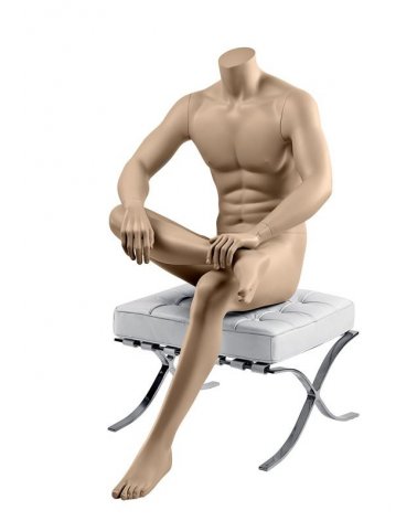 Male Mannequin Sitting, Urban 5
