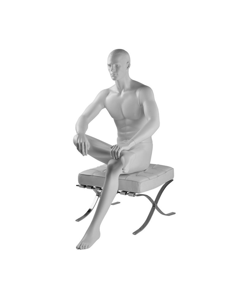 Man mannequin sitting on front, Hector 4