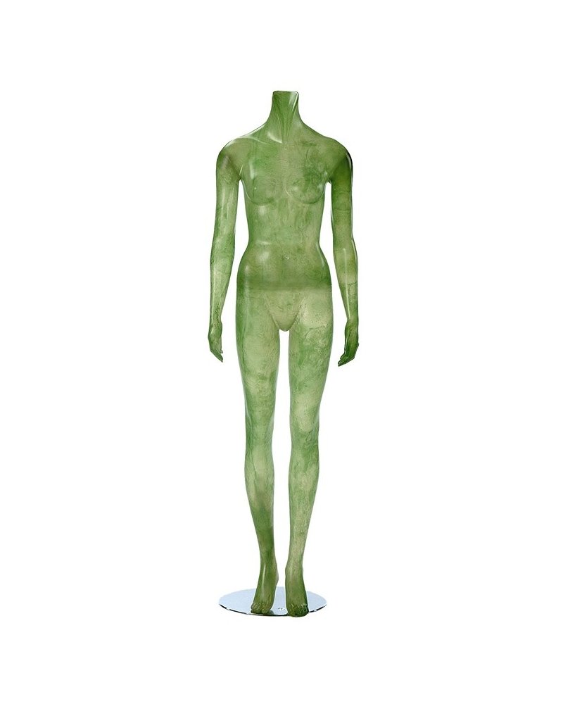 Maniquí Mujer Sin Cabeza, Agua y Sol Verde