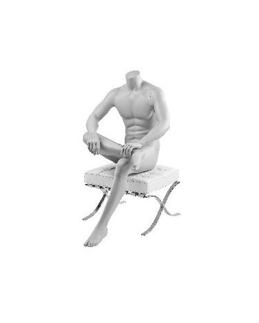 Male Mannequin Sitting, Urban 5
