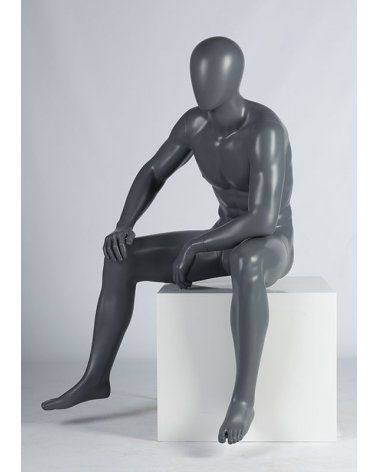 Maniquí Deporte Hombre, Sentado