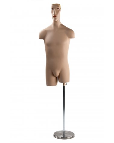 Torso de hombre con maquillaje 2, Abstract